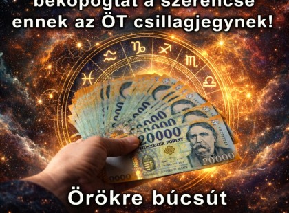 A hónap ELSŐ napján bekopogtat a szerencse ennek az ÖT csillagjegynek!