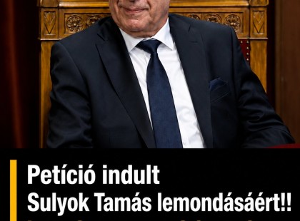Petíció indult Sulyok Tamás távozására