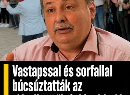 Vastapssal és sorfallal búcsúztatták az elérzékenyült Gajdos Lászlót a Nyíregyházi Állatpark dolgozói