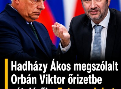 Hadházy Ákos: Fontos mérföldkő lesz Orbán Viktor őrizetbe vétele