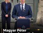 Magyar Péter kemény üzenettel érkezett a Sándor-palotába