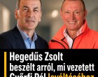 Hegedűs Zsolt beszélt arról, mi vezetett Győrfi Pál leváltásához