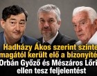 Hadházy Ákos szerint szinte magától került elő a bizonyíték: Orbán Győző és Mészáros Lőrinc ellen tesz feljelentést