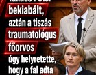 Takács Péter bekiabált, aztán a tiszás traumatológus főorvos úgy helyretette, hogy a fal adta a másikat