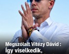 Megszólalt Vitézy Dávid . Így viselkedik, amikor nem látja, és nem hallja senki
