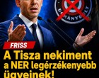 A Tisza nekiment a NER legérzékenyebb ügyeinek!Megjelent a Magyar Közlönyben. 👇𝐂𝐢𝐤𝐤 𝐚 𝐡𝐨𝐳𝐳𝐚́𝐬𝐳𝐨́𝐥𝐚́𝐬𝐨𝐤𝐧𝐚́𝐥!