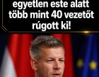Magyar Péter több mint 40 vezetőt mentett fel egyetlen este alatt