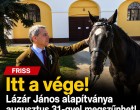 Itt a vége!Lázár János alapítványa augusztus 31-gyel megszűnhet