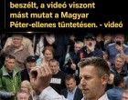 Az ellenzék óriási tömegről beszélt, a videó viszont mást mutat Magyar Péter-ellenes tüntetésen.-videó