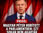 Magyar Péter borított a parlamentben: Ezt sokan nem akarták volna hallani