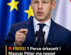 🔴 FRISS! 1 Perce érkezett ! Magyar Péter ma reggel rendkívüli bejelentést tett! Ez lesz, ha tetszik ,ha nem!! 👇 Cikk a hozzászólásoknál >>>