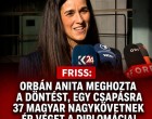 Orbán Anita meghozta a döntést , egy csapásra 37 magyar nagykövetnek ér véget a diplomáciai pályafutása