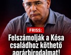 Felszámolják a Kósa családhoz köthető agrárbirodalmat!123 millió forint támogatás és luxus BMW-k is előkerültek!