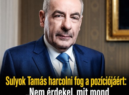 Sulyok Tamás harcolni fog a pozíciójáért: „Nem érdekel, mit mond Magyar Péter”