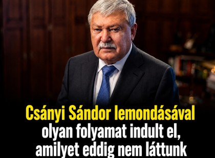 Csányi Sándor lemondásával olyan folyamat indult el, amilyet eddig nem láttunk
