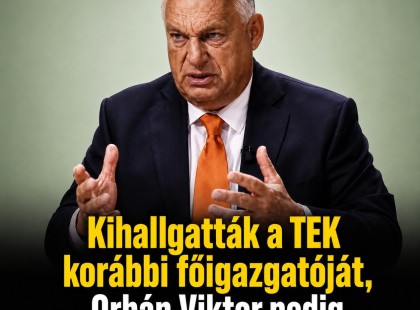 Kihallgatták a TEK korábbi főigazgatóját, Orbán Viktor pedig váratlan kijelentést tett