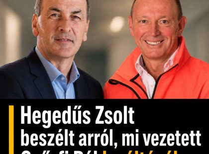 Hegedűs Zsolt beszélt arról, mi vezetett Győrfi Pál leváltásához