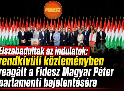Elszabadultak az indulatok: rendkívüli közleményben reagált a Fidesz Magyar Péter parlamenti bejelentésére