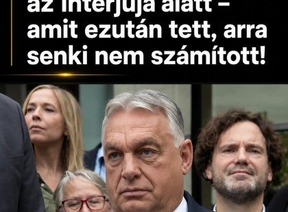 Bekiabáltak Orbánnak az interjúja alatt – amit ezután tett, arra senki nem számított!