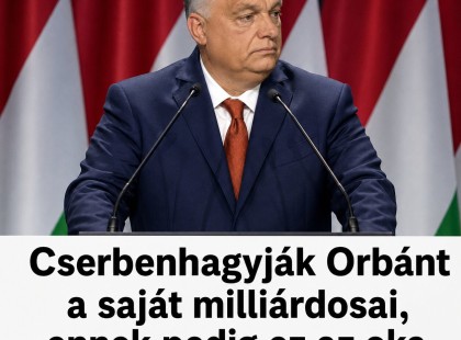 Cserbenhagyják Orbánt a saját milliárdosai, ennek pedig ez az oka .