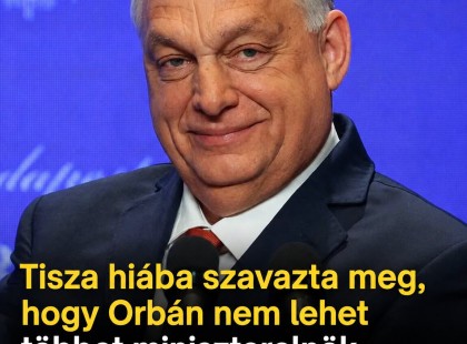 Tisza hiába szavazta meg , hogy Orbán nem lehet többet miniszterelnök, van egy kiskapu, amivel még visszatérhet!!