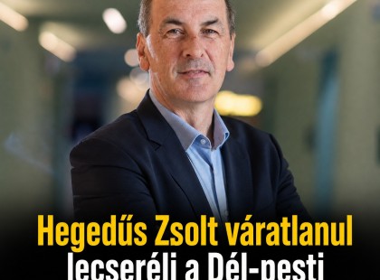 Hegedűs Zsolt váratlanul lecseréli a Dél-pesti Centrumkórház vezetőjét