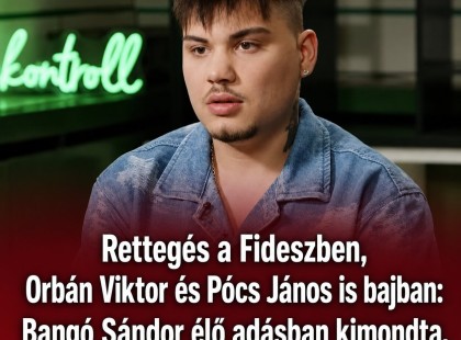 Rettegés a Fideszben, Orbán Viktor és Pócs János is bajban: Bangó Sándor élő adásban kimondta, ki az a Zsolti bácsi.