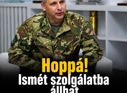 Hoppá! Ismét szolgálatba állhat Ruszin-Szendi Romulusz
