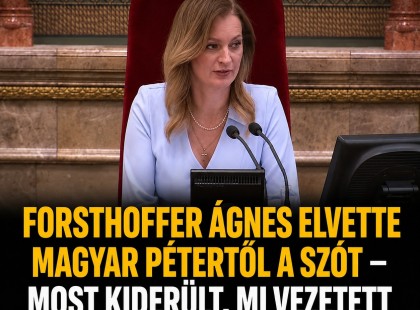 Forsthoffer Ágnes elvette Magyar Pétertől a szót – most kiderült, mi vezetett a kínos jelenethez