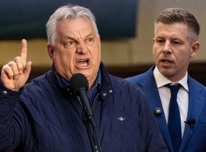 Orbán nekiment Magyar Péternek