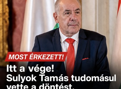 Itt a vége! Sulyok Tamás tudomásul vette a döntést, példátlan dolog történt