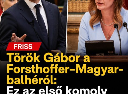Török Gábor politikai elemző a Forsthoffer-balhéról: Ez az első komoly nyilvános tiszás konfliktus