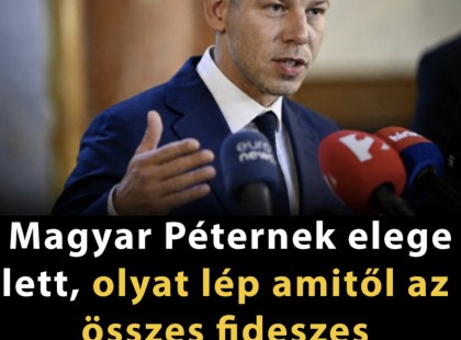 Elege lett Magyar Péternek, olyat lép, amitől az összes fideszes kiakadt