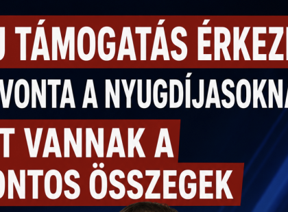 Új támogatás érkezik havonta a nyugdíjasoknak! Itt vannak a pontos összegek :