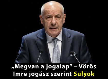 Megvan a jogalap– Vörös Imre alkotmánybíró szerint Sulyok Tamás így megfosztható meg tisztségétől!