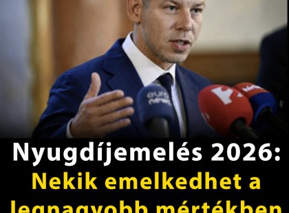 Nyugdíjemelés 2026: Nekik emelkedhet a legnagyobb mértékben a nyugdíja
