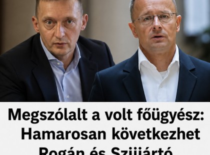 Megszólalt a volt főügyész: Hamarosan következhet Rogán és Szijjártó