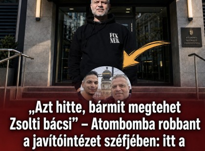 „Azt hitte, bármit megtehet Zsolti bácsi” – Atombomba robbant a javítóintézet széfjében: itt a videófelvétel, amit az ügyészség lefoglalt
