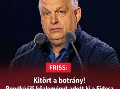 Kitört a botrány!Rendkívüli közleményt adott ki a Fidesz, miután Magyar Péter megfenyegette őket