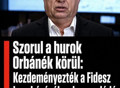Szorul a hurok Orbánék körül:Kezdeményezték a Fidesz beruházásához kapcsolódó titkosítások feloldását!