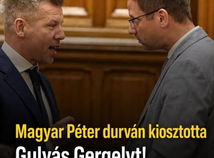 Magyar Péter durván kiosztotta Gulyás Gergelyt! Ilyenre még nem volt példa -