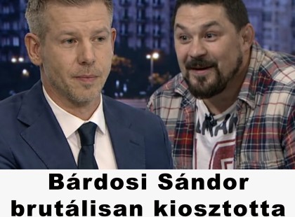 Magyar Pétert brutálisan kiosztotta Bárdosi Sándor :nem fogta vissza magát, mindenki csak nézett! ???? ? ?????́???́??́?????́?!