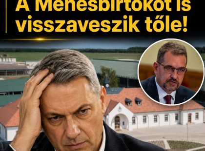 Lázár dünöng ! A Ménesbirtokot is visszavehetik tőle!