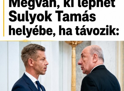 Megvan, ki léphet Sulyok Tamás helyébe, ha távozik: