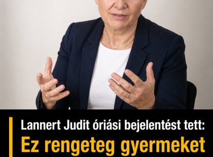 Lannert Judit  óriási bejelentést tett: Ez rengeteg gyermeket érint és ilyen még nem történt hazánkban