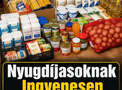 Kisnyugdíjasoknak járó ingyenes élelmiszercsomagok: több helyről is kérhető segítség