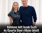 Kétéves lett Iszak Eszti és Gyurta Dani ritkán látott kislánya: Mirabella tündéri szőkeség