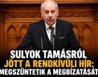 Sulyok Tamásról jött a rendkívüli hír: megszüntetik a megbízatását