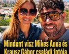 Mindent visz Mikes Anna és Krausz Gábor családi fotója – hatalmasat nőtt Hannaróza