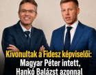 Kivonultak a Fidesz képviselői: Magyar Péter intett, Hankó Balázst azonnal elnémították